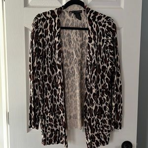 Cheetah Print Cardigan